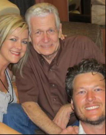 Richard Shelton with daughter Endy Intrieri and son Terrell Delozier